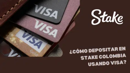 ¿Cómo depositar en Stake Colombia usando Visa?