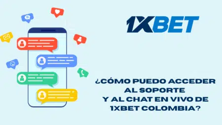 ¿Cómo puedo acceder al soporte y al chat en vivo de 1xbet Colombia?