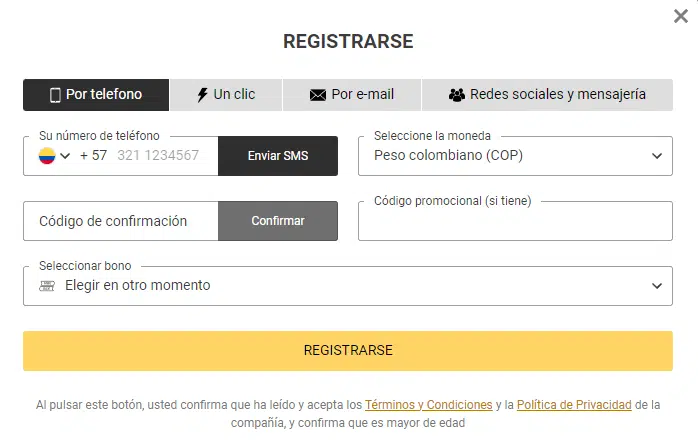 Melbet Registro
