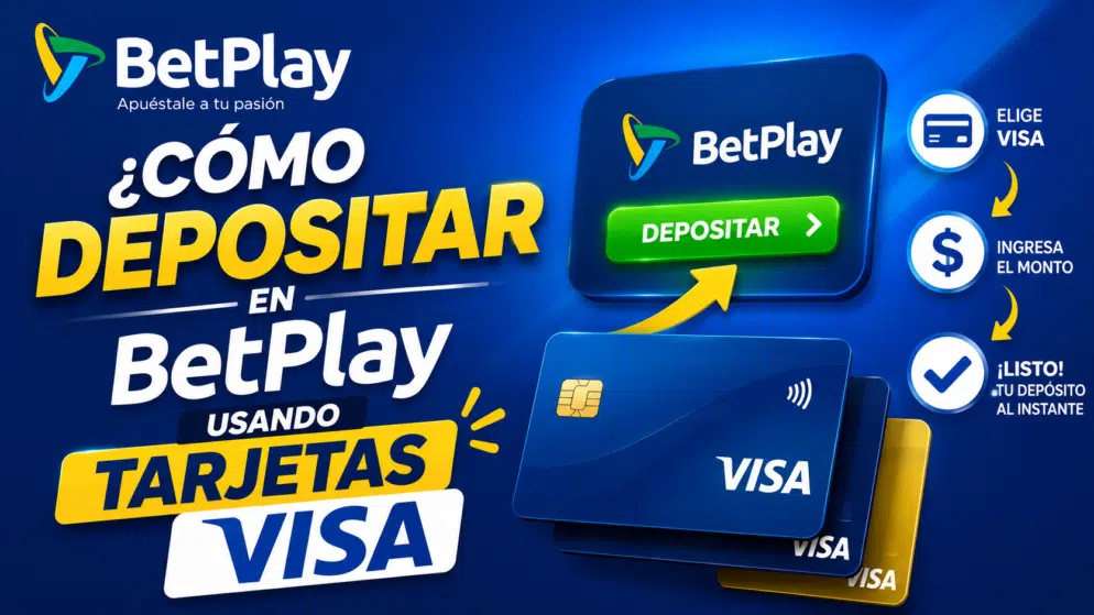 ¿Cómo depositar en BetPlay usando tarjetas Visa en Colombia?